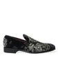 Dolce & Gabbana Elegant Floral Velvet Loafers