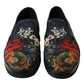 Dolce & Gabbana Elegant Multicolor Floral Loafers