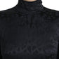 Dolce & Gabbana Elegant Black Cropped Top with Zip Closure