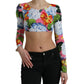 Dolce & Gabbana Floral Elegance Cropped Top