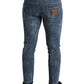 Dolce & Gabbana Chic Blue Skinny Stretch Denim Jeans