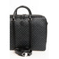 Trussardi Black Leather Men Briefcase