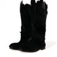 Dolce & Gabbana Opulent Gazelle Fur Mid Calf Boots