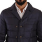 Dolce & Gabbana Elegant Dark Blue Silk Blend Jacket