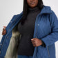 Plus Size Quilted Hooded Anorak Coat