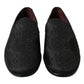 Dolce & Gabbana Elegant Black Brocade Dress Loafers