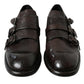 Dolce & Gabbana Elegant Triple Buckle Leather Dress Shoes