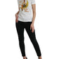 Dolce & Gabbana Elegant White Cotton Crew Neck Tee