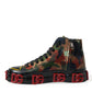 Dolce & Gabbana Multicolor High-Top Sneakers with Luxe Appeal