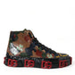 Dolce & Gabbana Multicolor High-Top Sneakers with Luxe Appeal