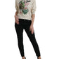 Dolce & Gabbana Elegant Jungle Print Crewneck Sweater