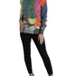 Dolce & Gabbana Multicolor Mohair Turtleneck Casual Sweater