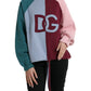 Dolce & Gabbana Multicolor Cotton Crew Neck Sweater