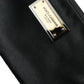 Dolce & Gabbana Elite Black Nylon & Leather Pouch with Logo Detail