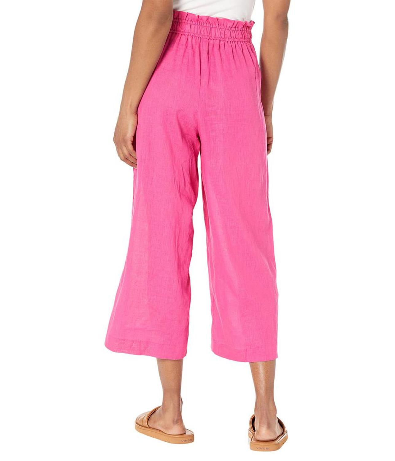 Wide Leg Tie Front Pants