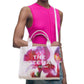 The Future Floral Leather Medium Tote Bag