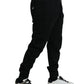 Dolce & Gabbana Elegant Black Jogger Pants - Cotton & Nylon Blend