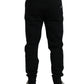 Dolce & Gabbana Elegant Black Jogger Pants - Cotton & Nylon Blend