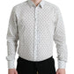 Dolce & Gabbana Elegant White Cotton Slim Fit Dress Shirt