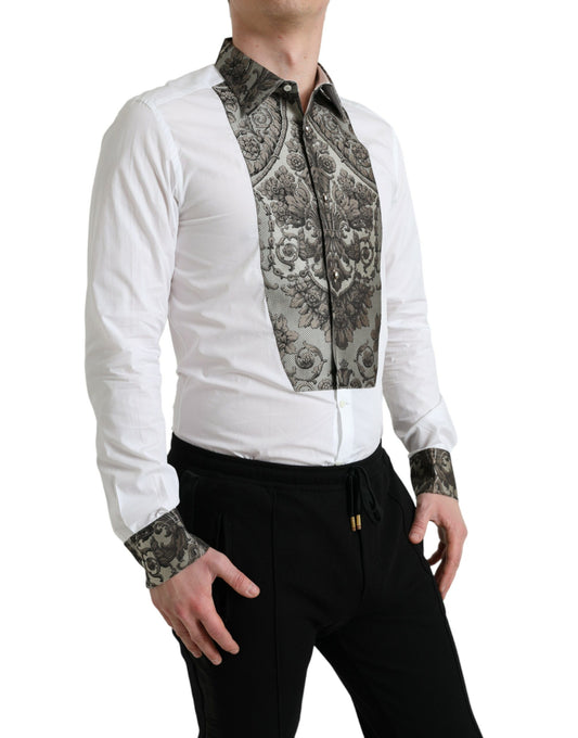 Dolce & Gabbana Elegant Slim Fit French Cuff Dress Shirt