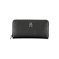 Tommy Hilfiger Sleek Zippered Black Wallet with Multiple Compartments