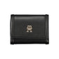 Tommy Hilfiger Sleek Black Double-Spaced Wallet with Logo