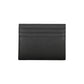 Tommy Hilfiger Sleek Black Leather Card Holder with Contrast Details