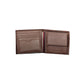 Tommy Hilfiger Elegant Brown Leather Bifold Wallet