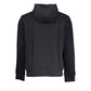 Napapijri Sleek Black Cotton Hooded Sweatshirt