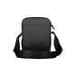 Calvin Klein Sleek Black Shoulder Bag with Contrasting Details