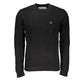 Calvin Klein Sleek Black Crew Neck Sweater with Logo