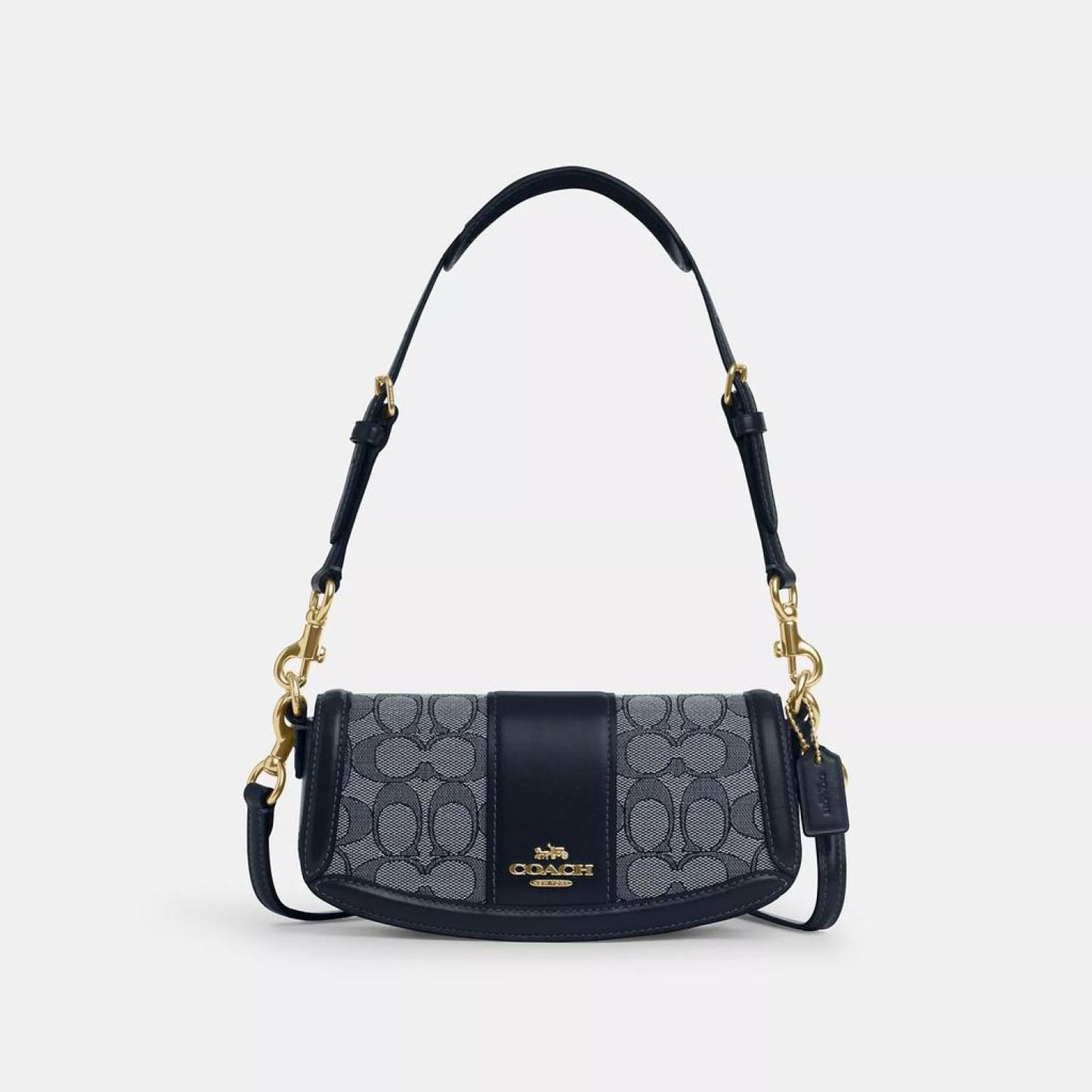 Coach Outlet Andrea Small Shoulder Bag In Signature Jacquard