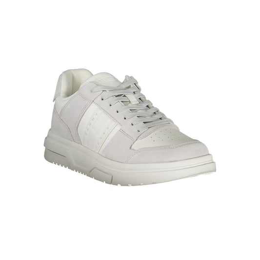 Tommy Hilfiger Elegant White Sneakers with Contrast Accents