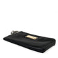 Dolce & Gabbana Sleek Designer Nylon-Leather Pouch in Black