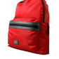 Dolce & Gabbana Elegant Red Nylon-Leather Backpack