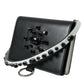 Dolce & Gabbana Elegant Crystal-Embellished Leather Card Holder