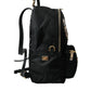 Dolce & Gabbana Elegant Embellished Black Backpack