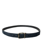 Dolce & Gabbana Elegant Suede Calf Leather Belt