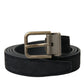 Dolce & Gabbana Elegant Suede Calf Leather Belt