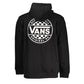 Vans Sleek Black Zip Hoodie with Logo Print