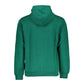 Fila Chic Green Cotton Blend Hooded Sweatshirt