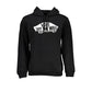 Vans Sleek Black Hoodie with Central Pocket