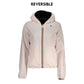 K-WAY Chic Reversible Hooded Jacket in Pink