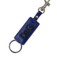 Dolce & Gabbana Elegant Blue Trifold Calf Leather Key Holder