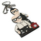 Dolce & Gabbana Elegant Multicolor Leather Keychain