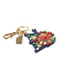 Dolce & Gabbana Multicolor Cellulose Designer Keychain