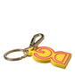 Dolce & Gabbana Chic Yellow Gold Keychain Charm