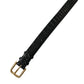 Dolce & Gabbana Elegant Gold Black Leather Bracelet