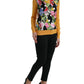 Dolce & Gabbana Multicolor Cashmere-Silk Blend Henley Sweater