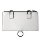 Dolce & Gabbana Elegant White Leather Crossbody Cardholder